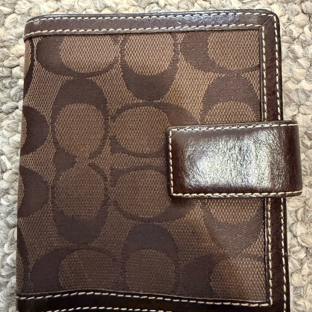 Coach Brown Signature Wallet